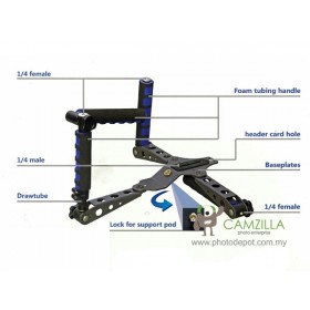 RIG MOVIE KIT SHOULDER MOUNT FOR DSLR / VIDEO CAMERA 
